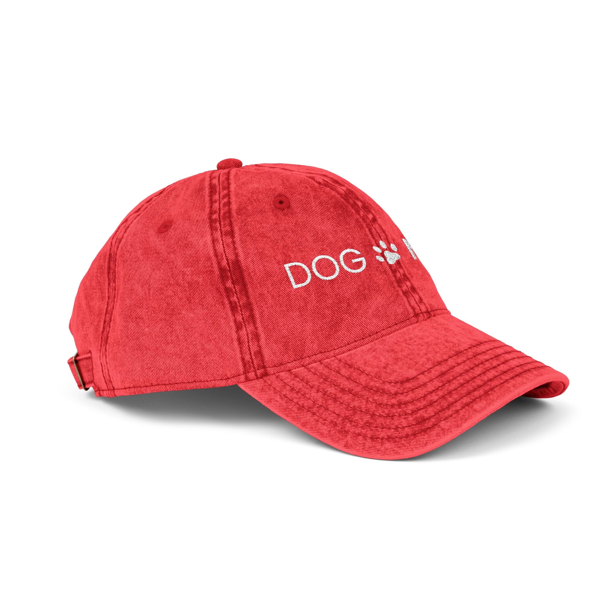 Dog Mom Vintage Hat Embroidered  , 5 Colors