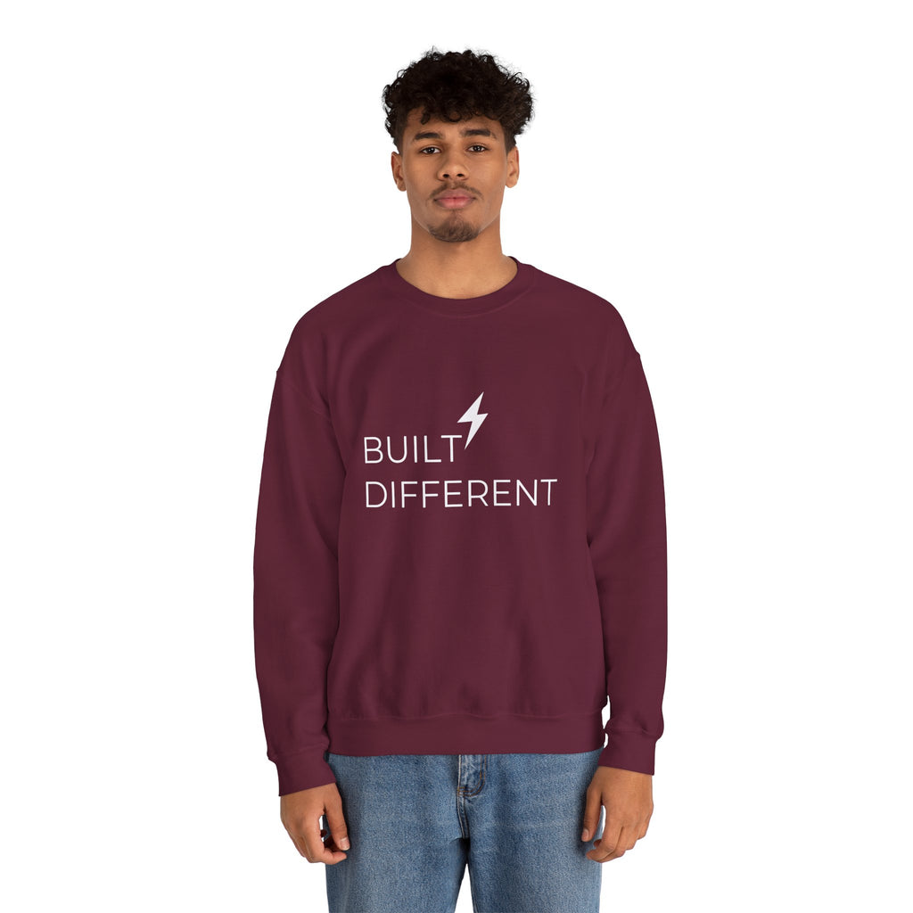 Built Different Sweatshirt, Unisex Gift , 12 Colors