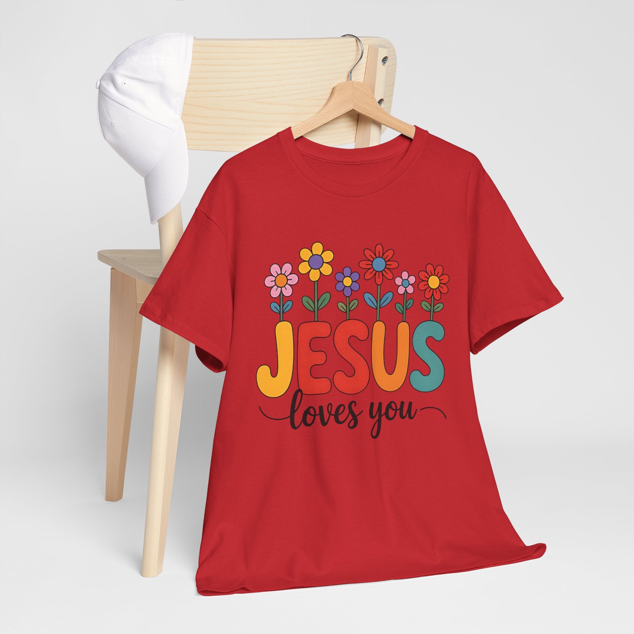 Jesus Loves You Shirt,  16 Colors, Unisex Heavy Cotton