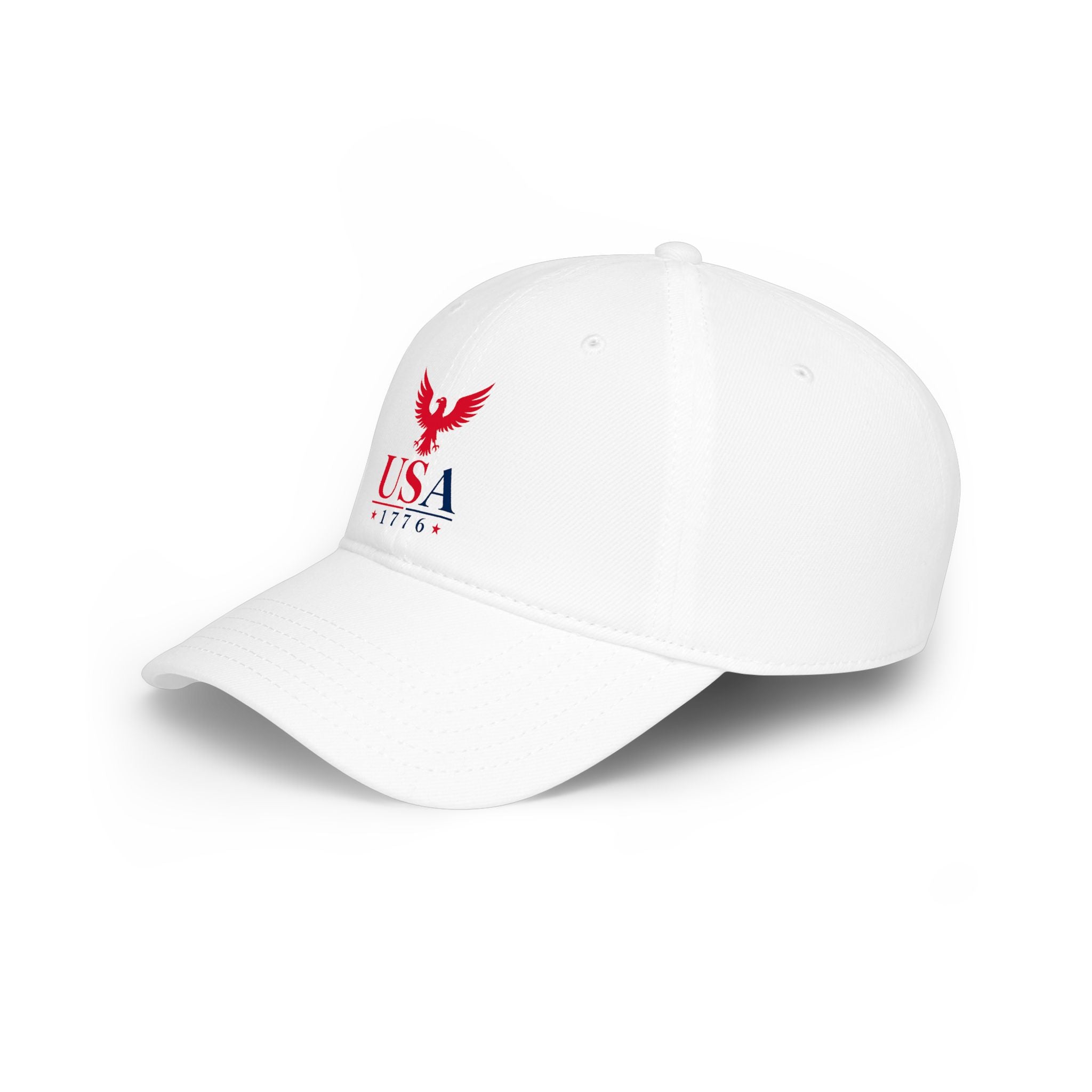 USA 1776 Eagle Baseball white Cap, Unisex Cap