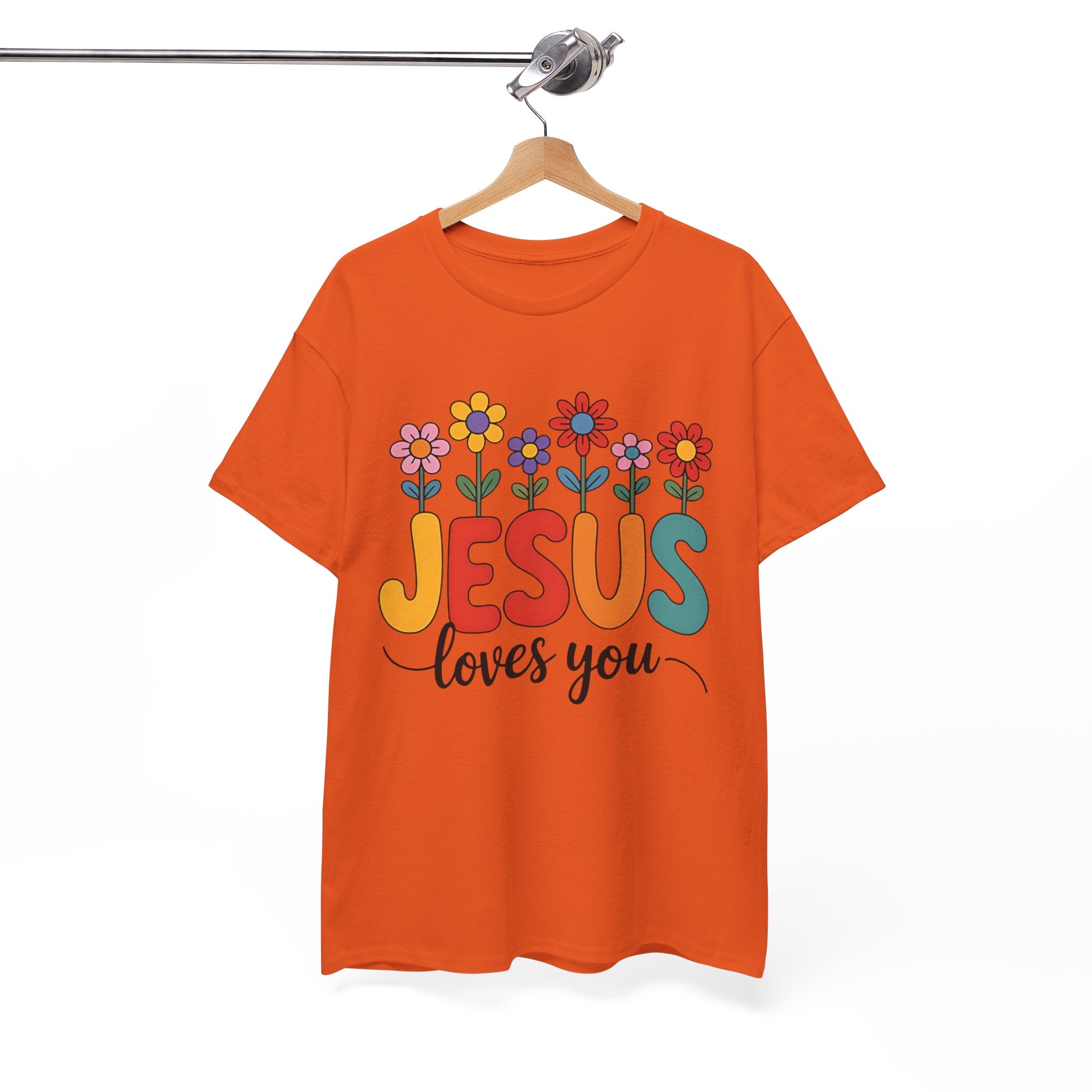 Jesus Loves You Shirt,  16 Colors, Unisex Heavy Cotton