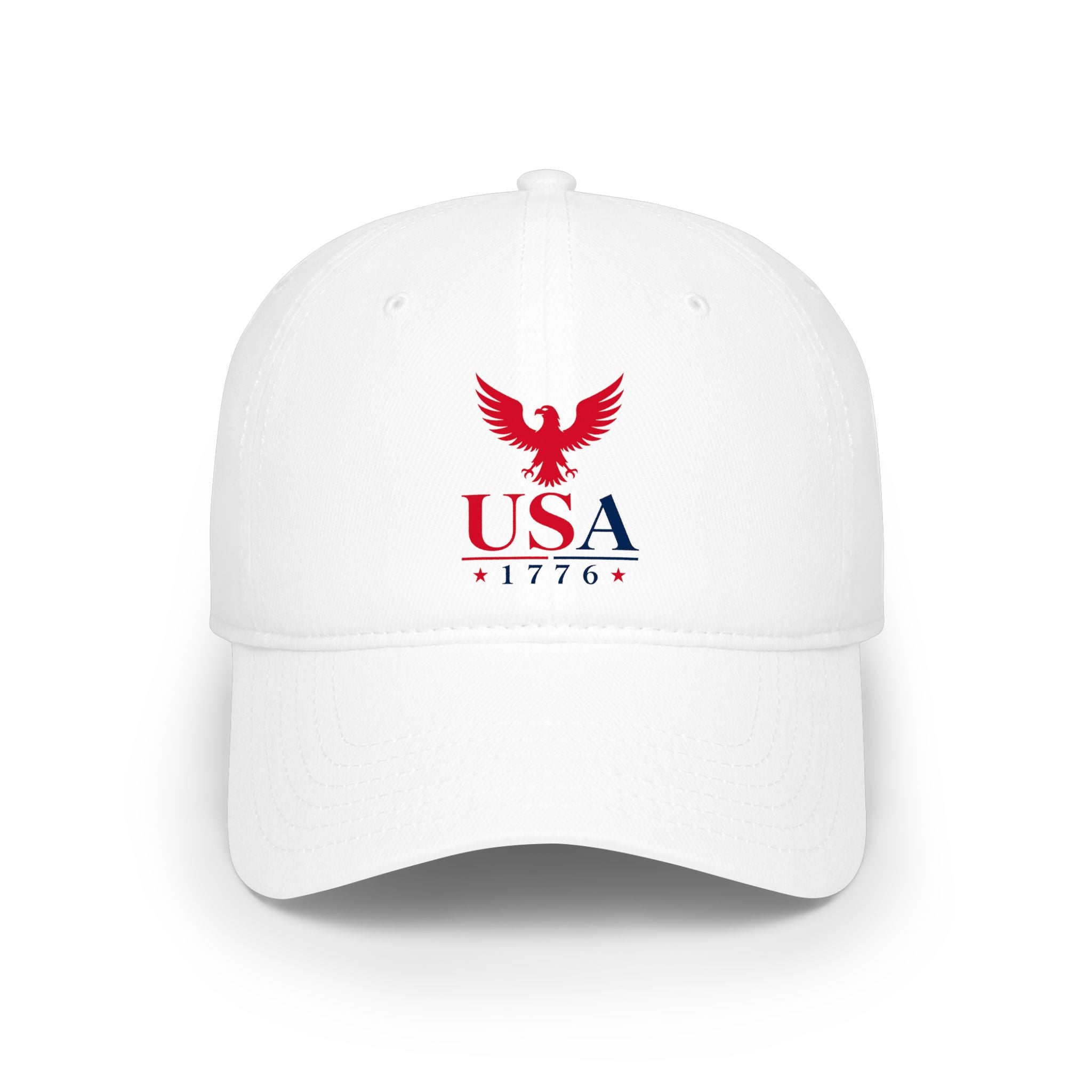 USA 1776 Eagle Baseball white Cap, Unisex