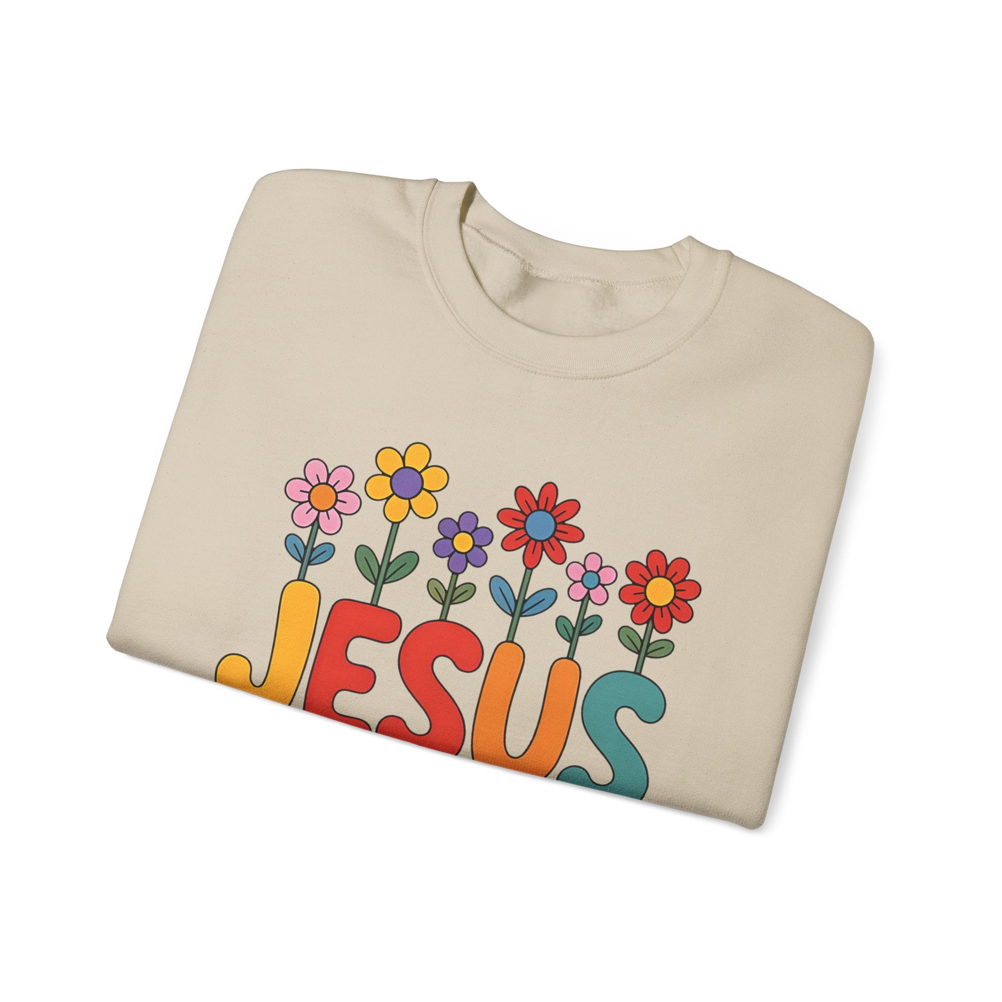 Jesus Loves You Sweatshirt ,Christian Floral Crewneck, 10 colors