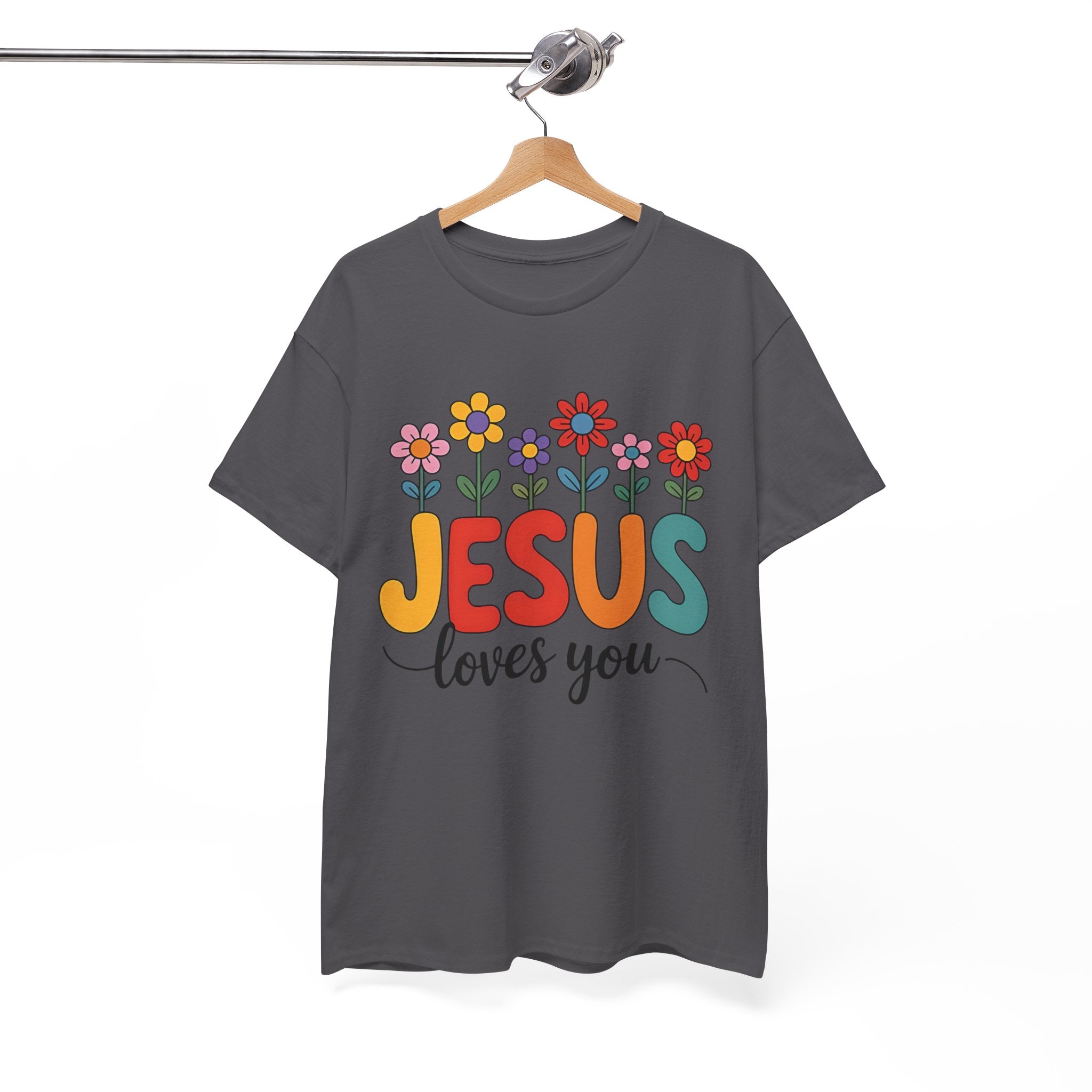 Jesus Loves You Shirt,  16 Colors, Unisex Heavy Cotton