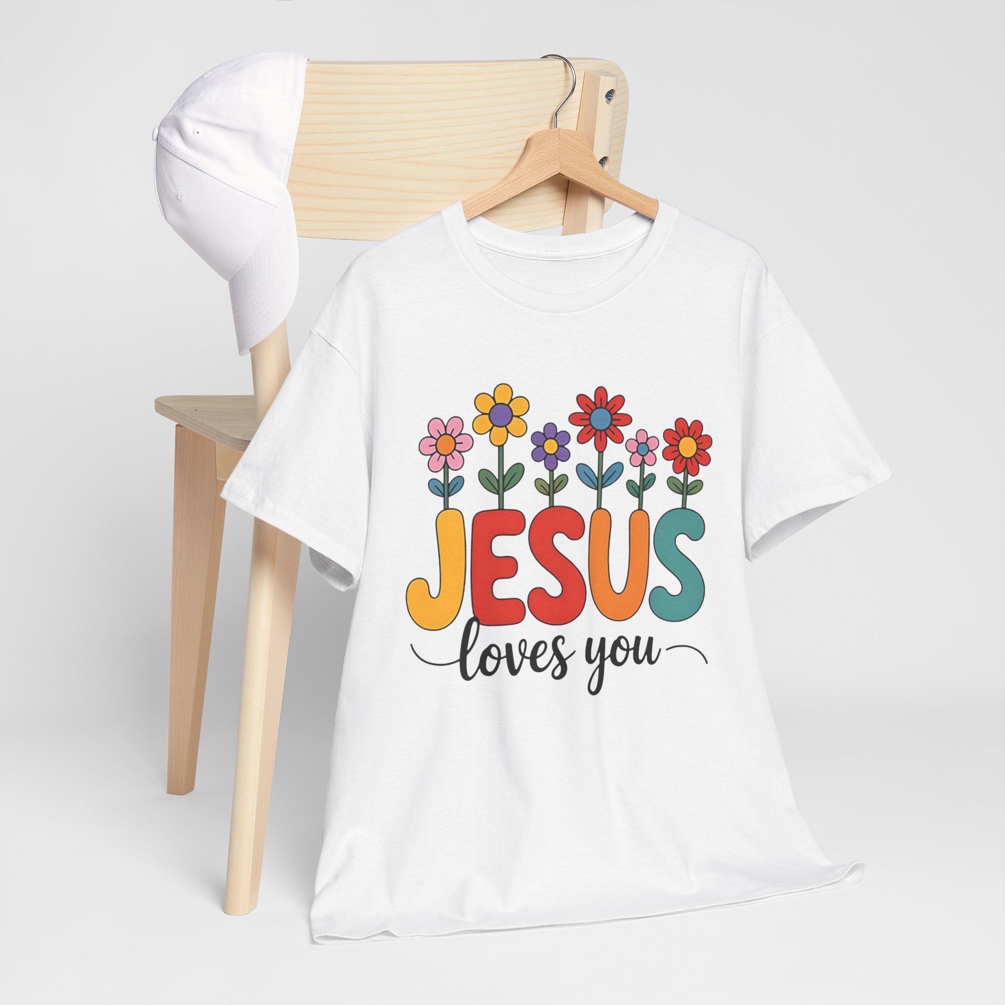Jesus Loves You Shirt,  16 Colors, Unisex Heavy Cotton