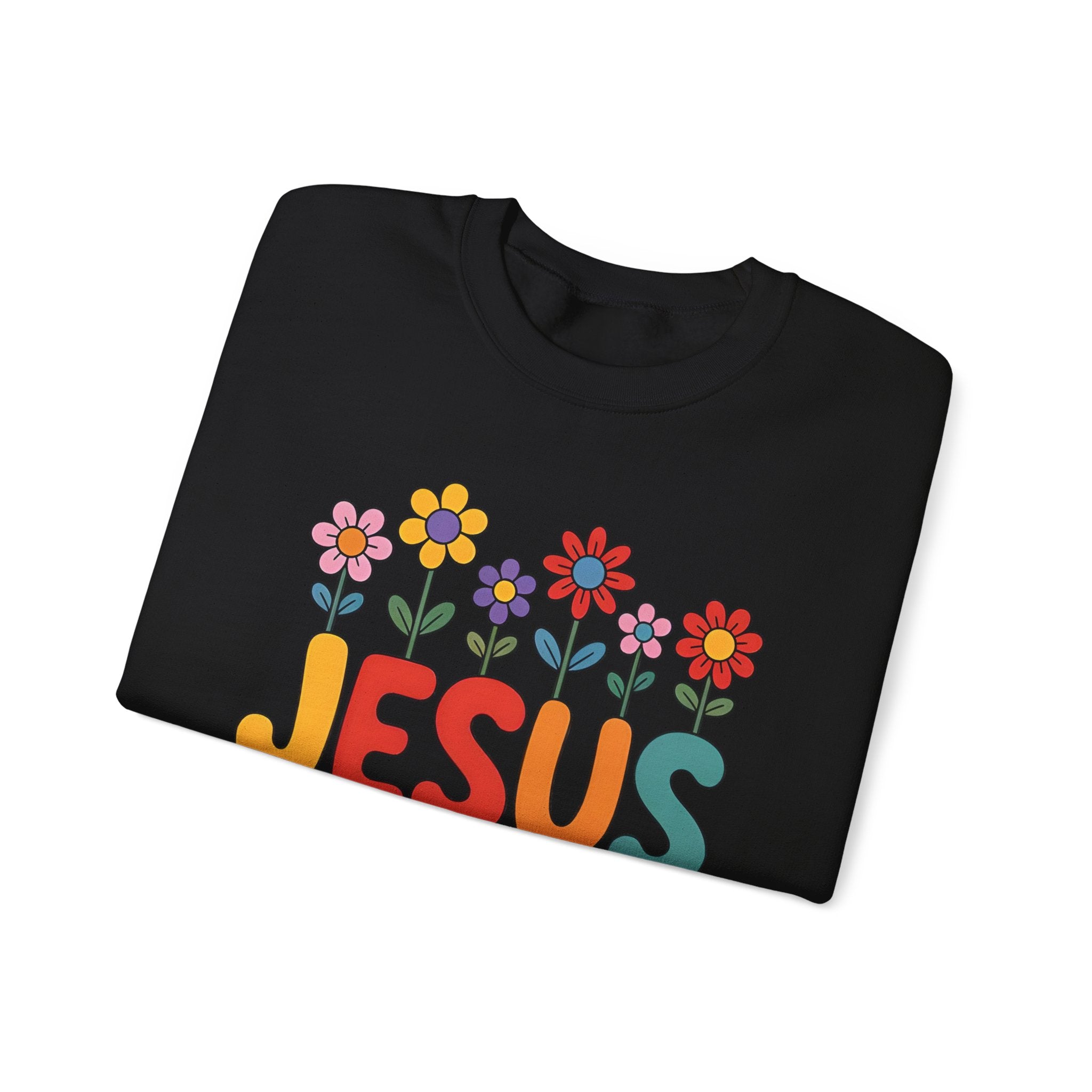 Jesus Loves You Sweatshirt ,Christian Floral Crewneck, 10 colors