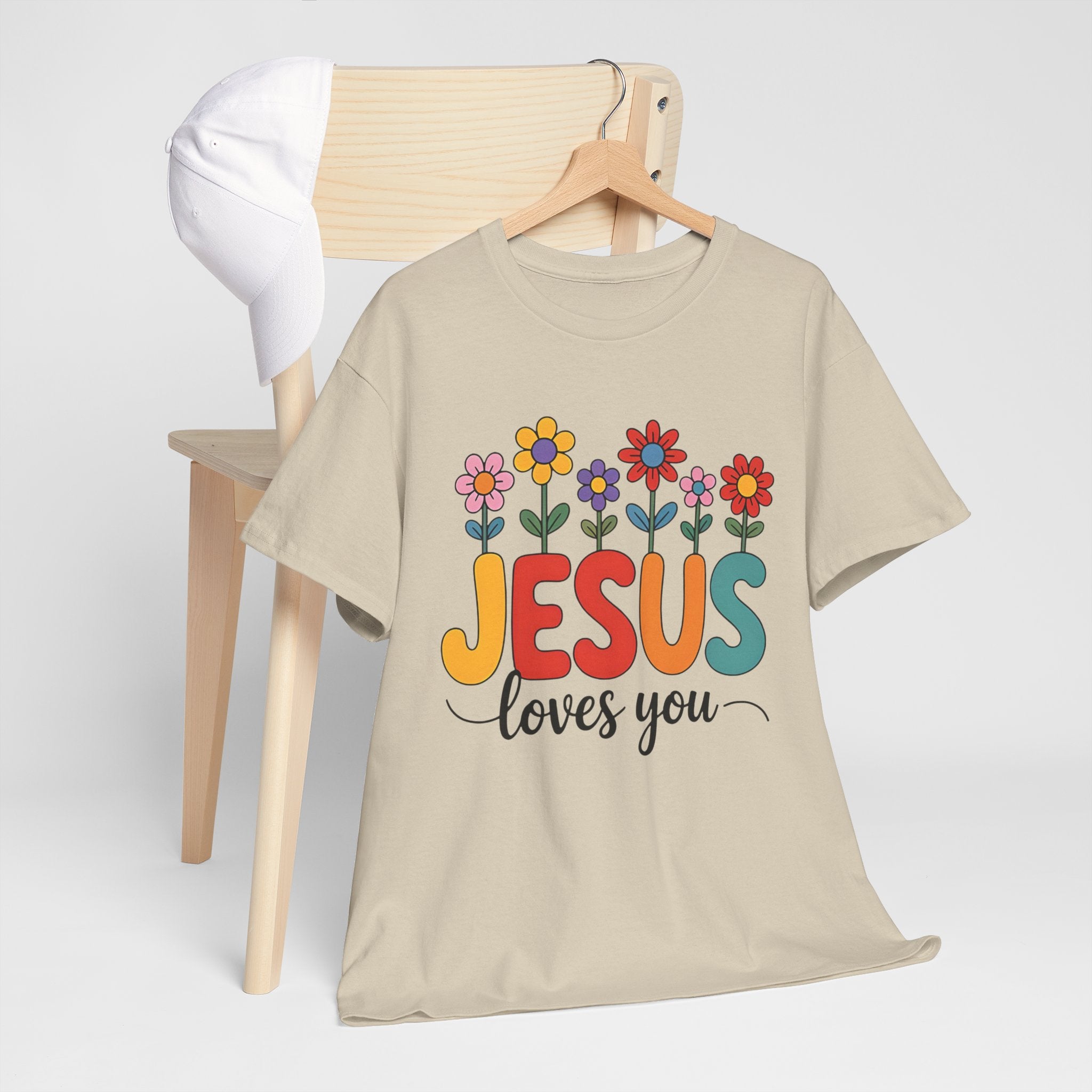 Jesus Loves You Shirt,  16 Colors, Unisex Heavy Cotton
