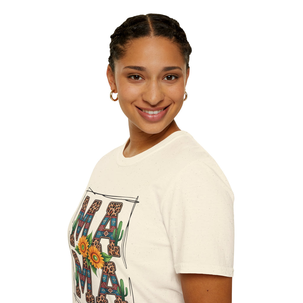 Mama Floral  Softstyle T-Shirt