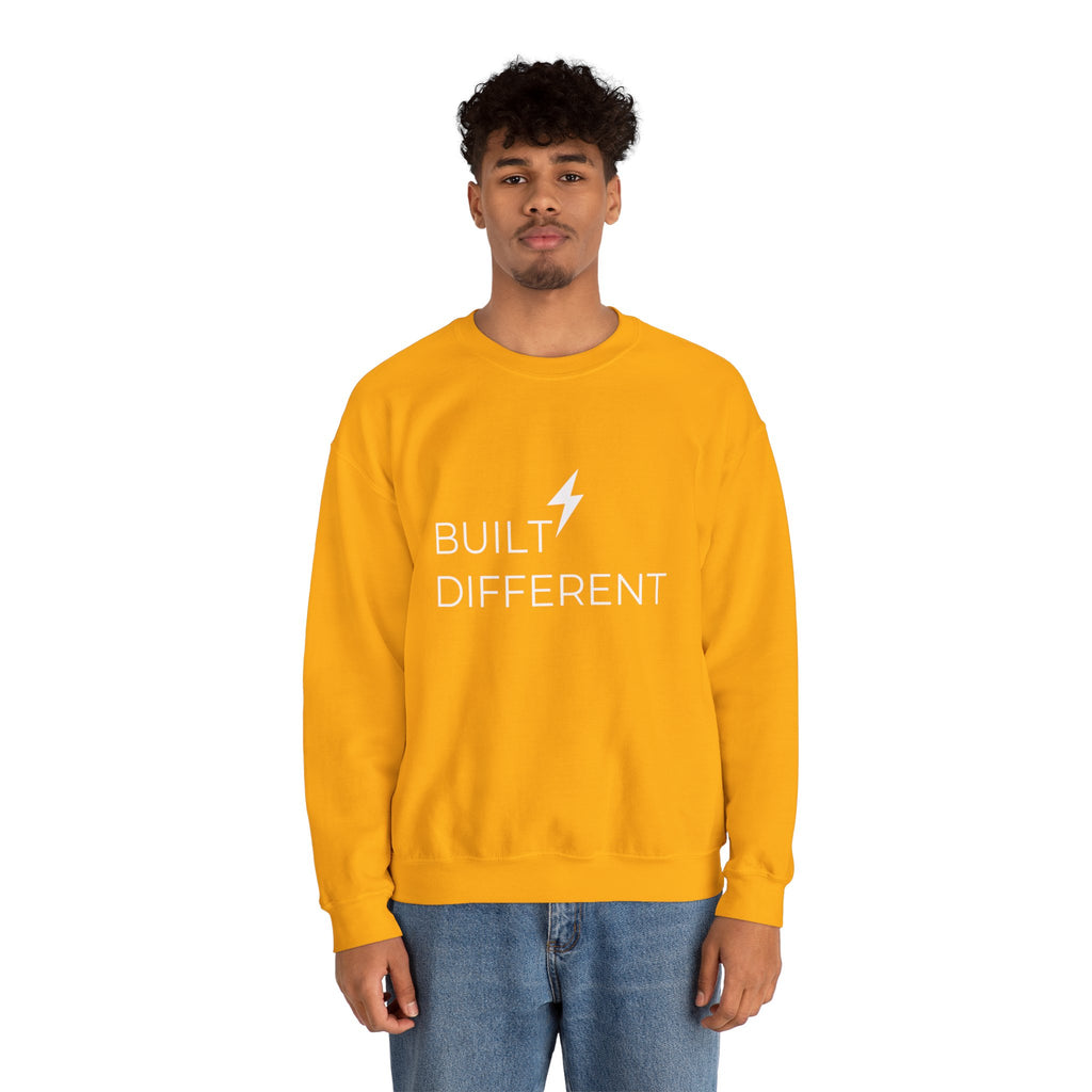 Built Different Sweatshirt, Unisex Gift , 12 Colors