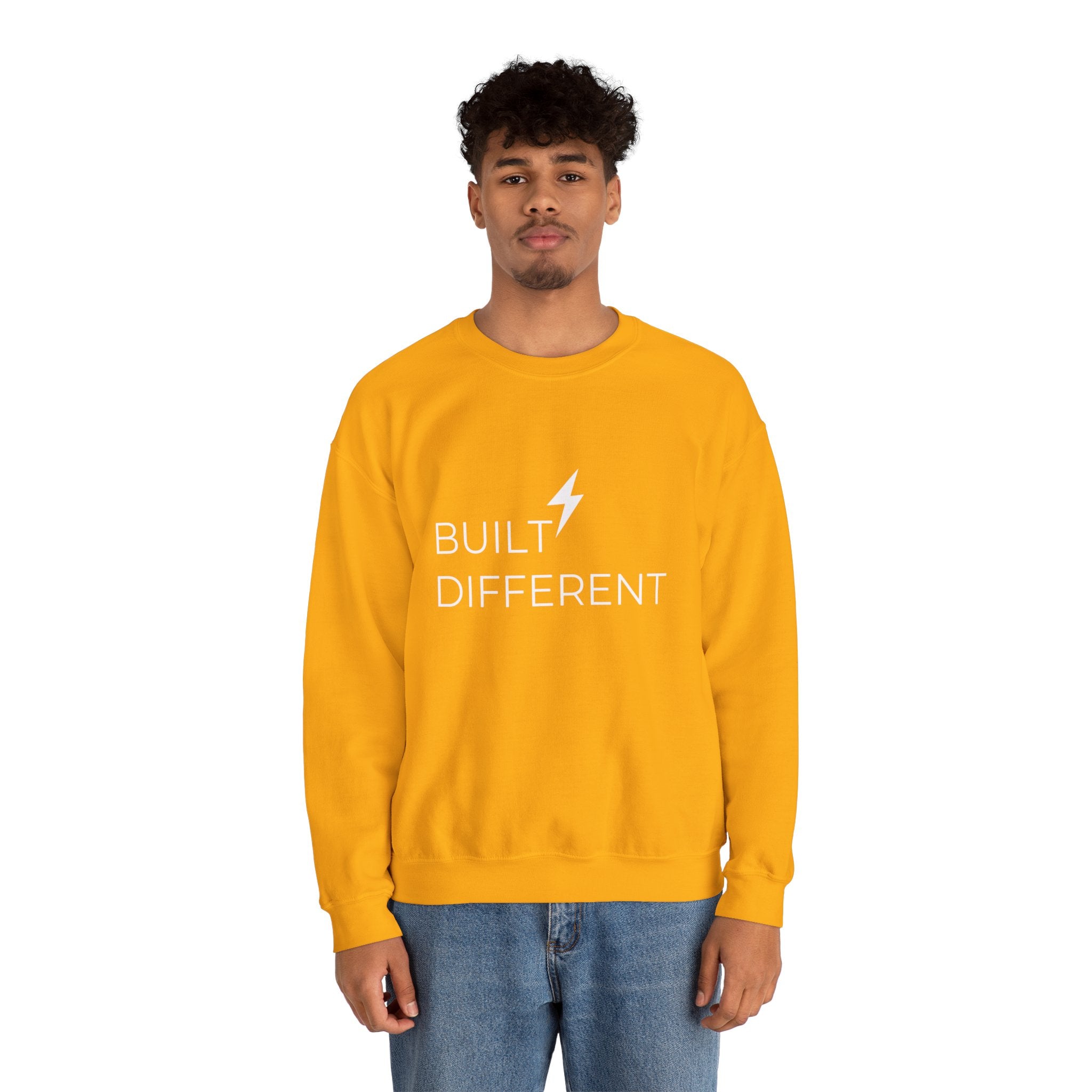 Built Different Sweatshirt, Unisex Gift , 12 Colors