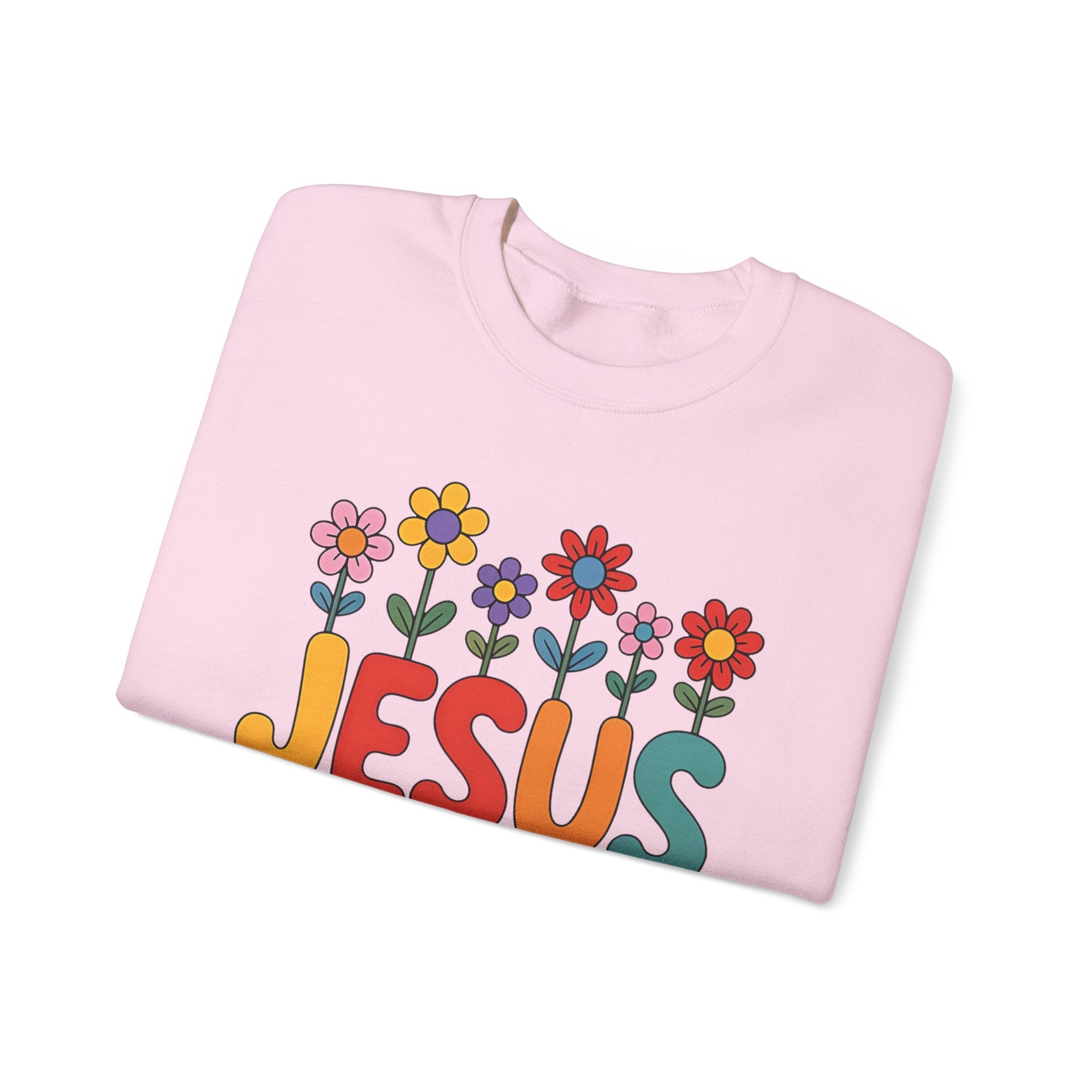 Jesus Loves You Sweatshirt ,Christian Floral Crewneck, 10 colors