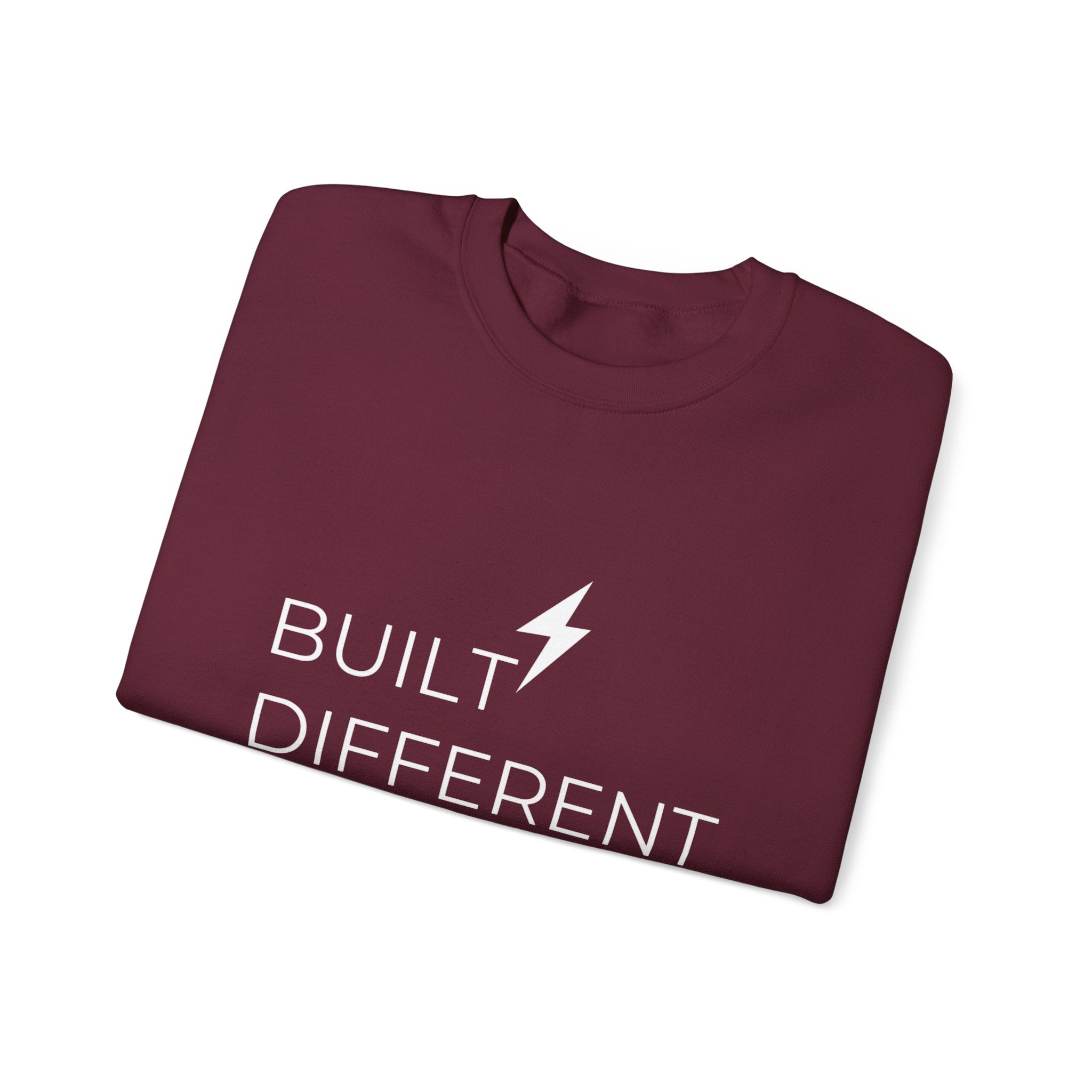 Built Different Sweatshirt, Unisex Gift , 12 Colors