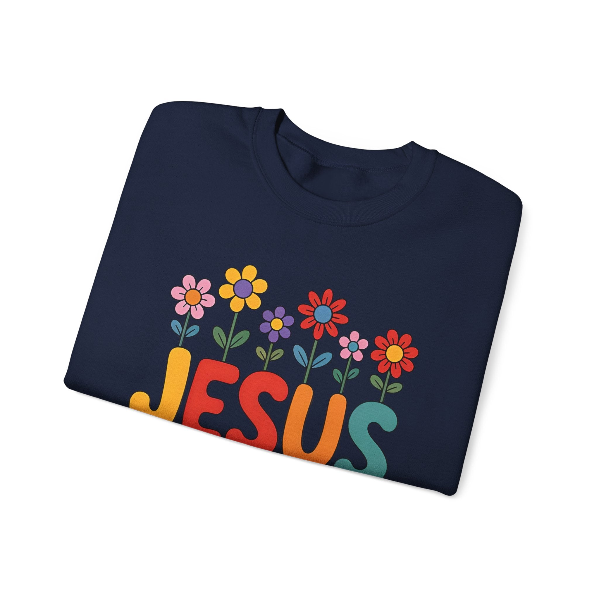 Jesus Loves You Sweatshirt ,Christian Floral Crewneck, 10 colors