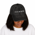 Dog Mom Vintage Hat Embroidered  , 5 Colors