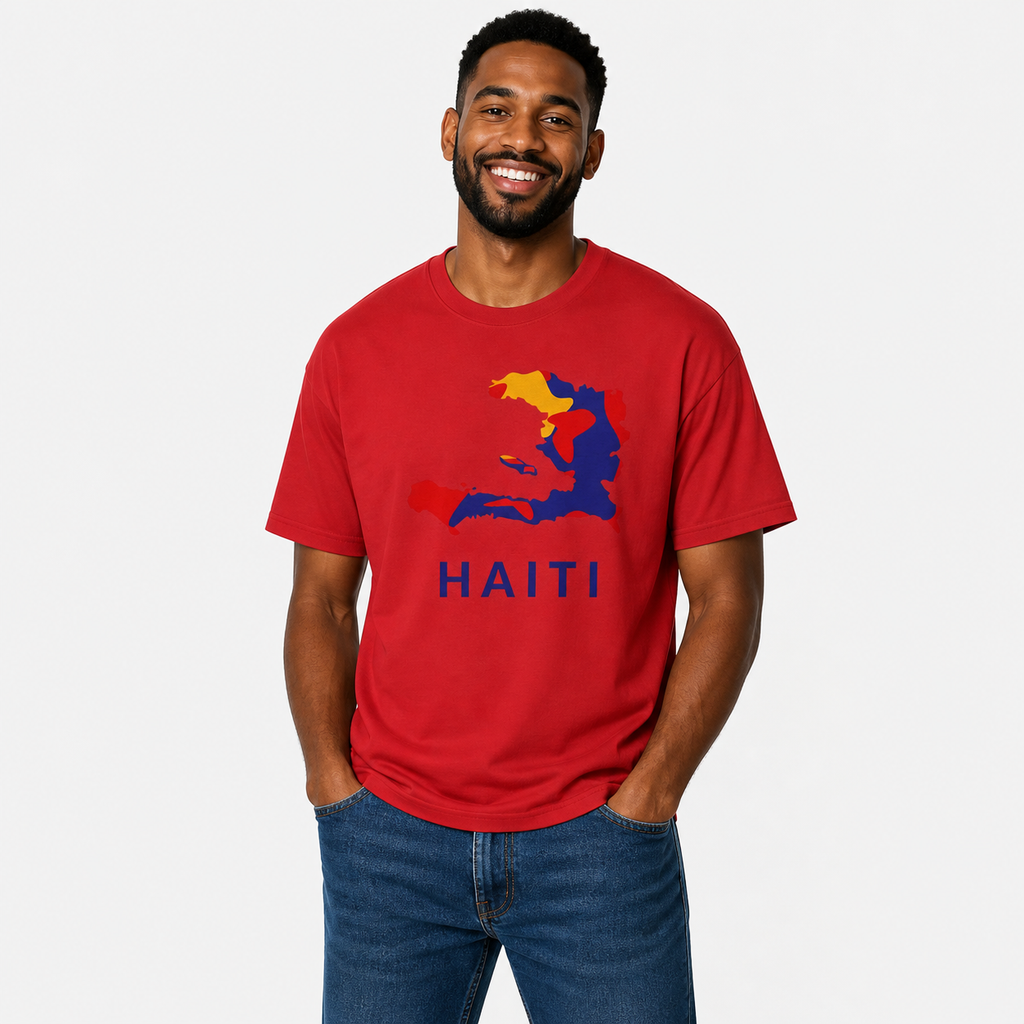 Unisex Haiti Flag Shirt, 3 Colors