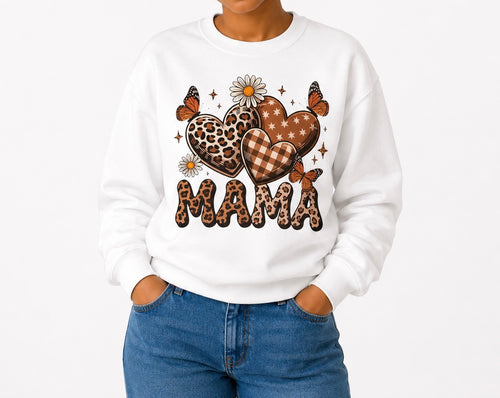 Butterfly Mom Sweatshirt , 3 Colors,