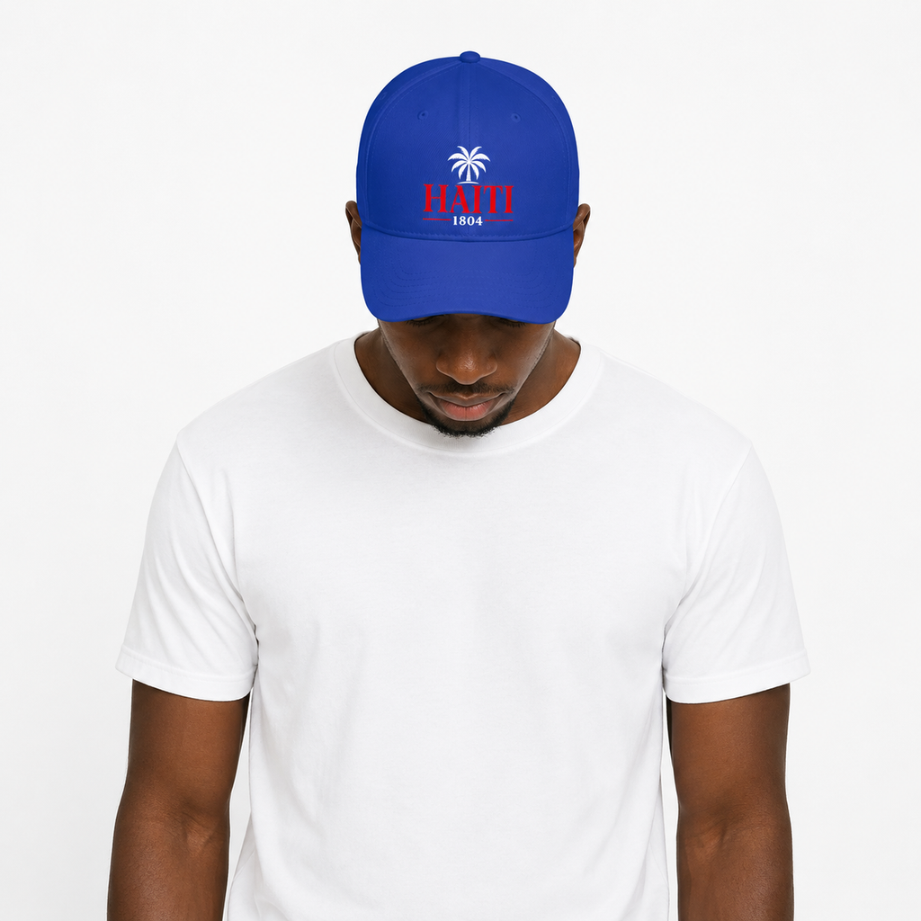 Haiti 1804 Blue Baseball Cap , unisex