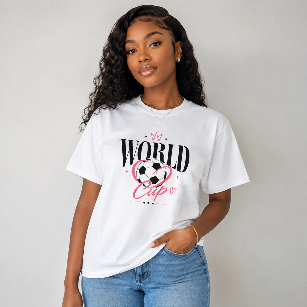 Soccer Graphic Women's T-Shirt , 2 Colors