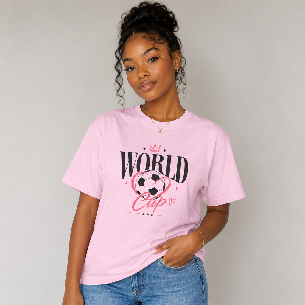 Soccer Graphic Women's T-Shirt , 2 Colors