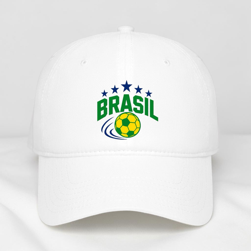 Brasil Soccer Baseball Cap , Unisex Adjustable Sports Cap