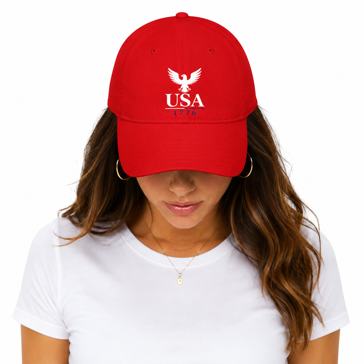 USA 1776 Baseball Cap , Adjustable Unisex Cap