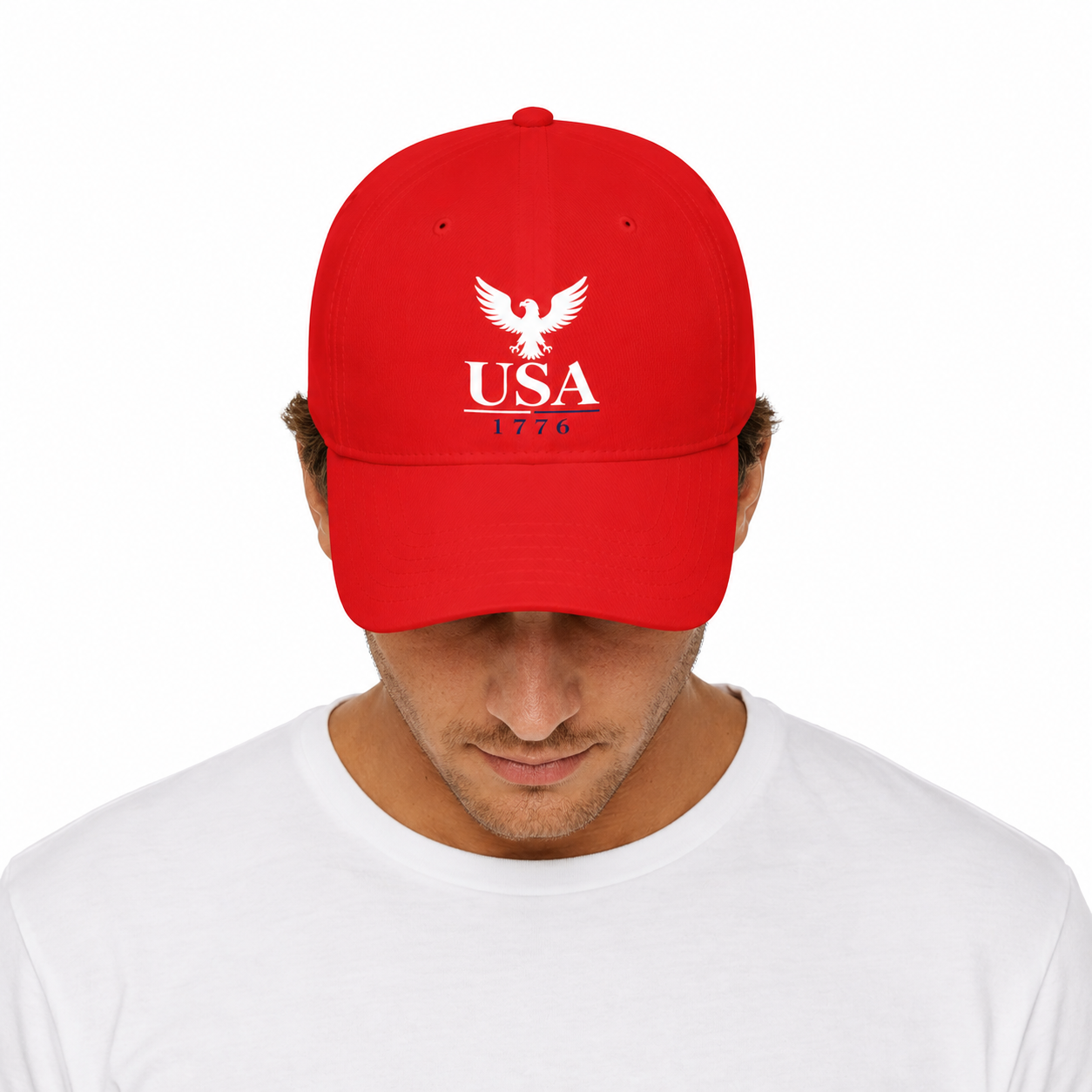 USA 1776 Baseball Cap , Adjustable Unisex Cap