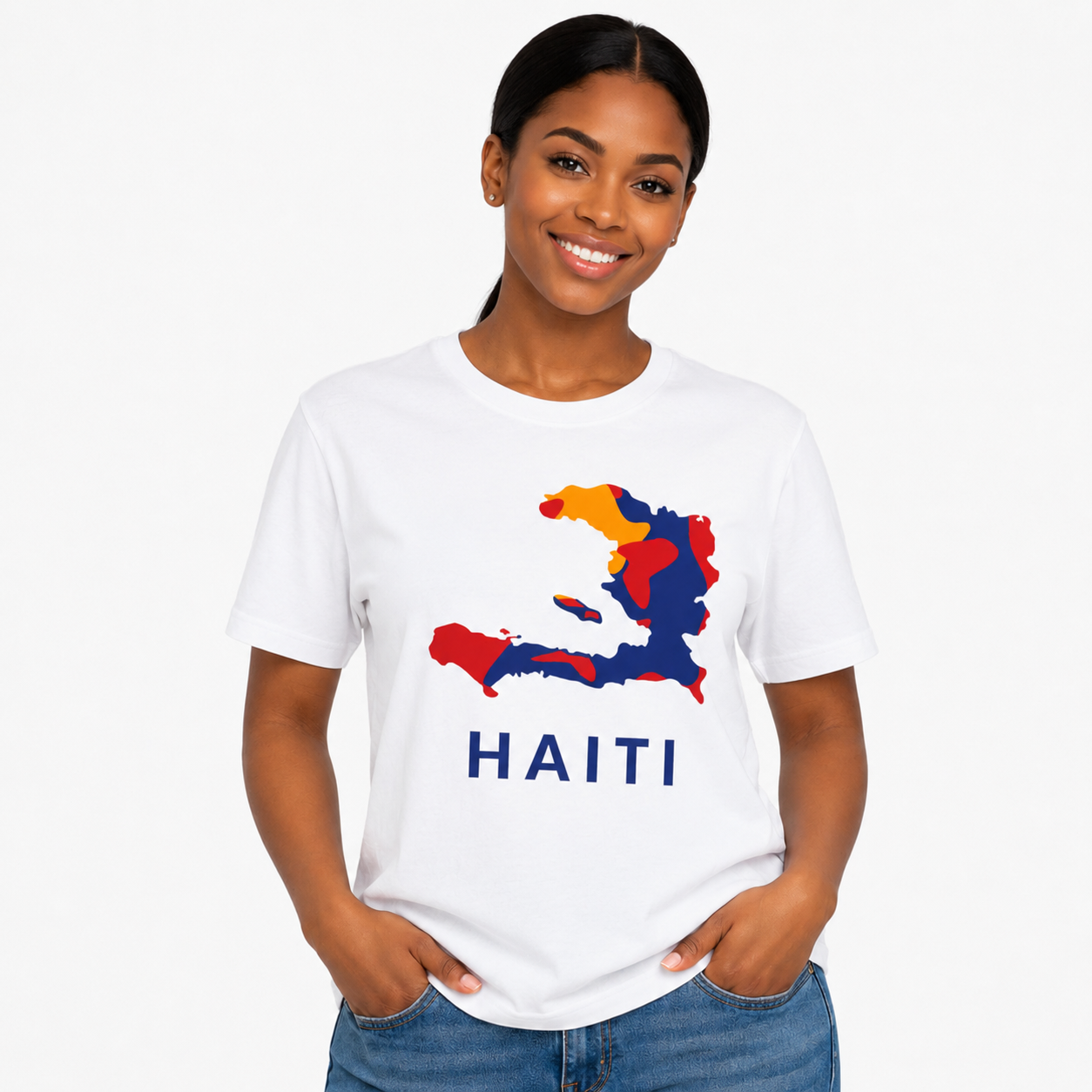 Unisex Haiti Flag Shirt, 3 Colors
