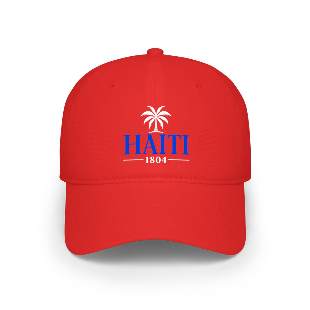 Haiti 1804 Red Baseball Cap, Unisex