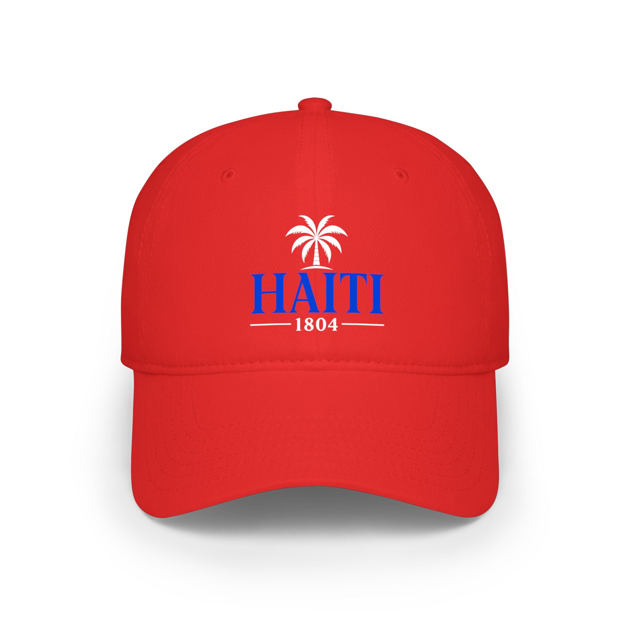 Haiti 1804 Red Baseball Cap, Unisex