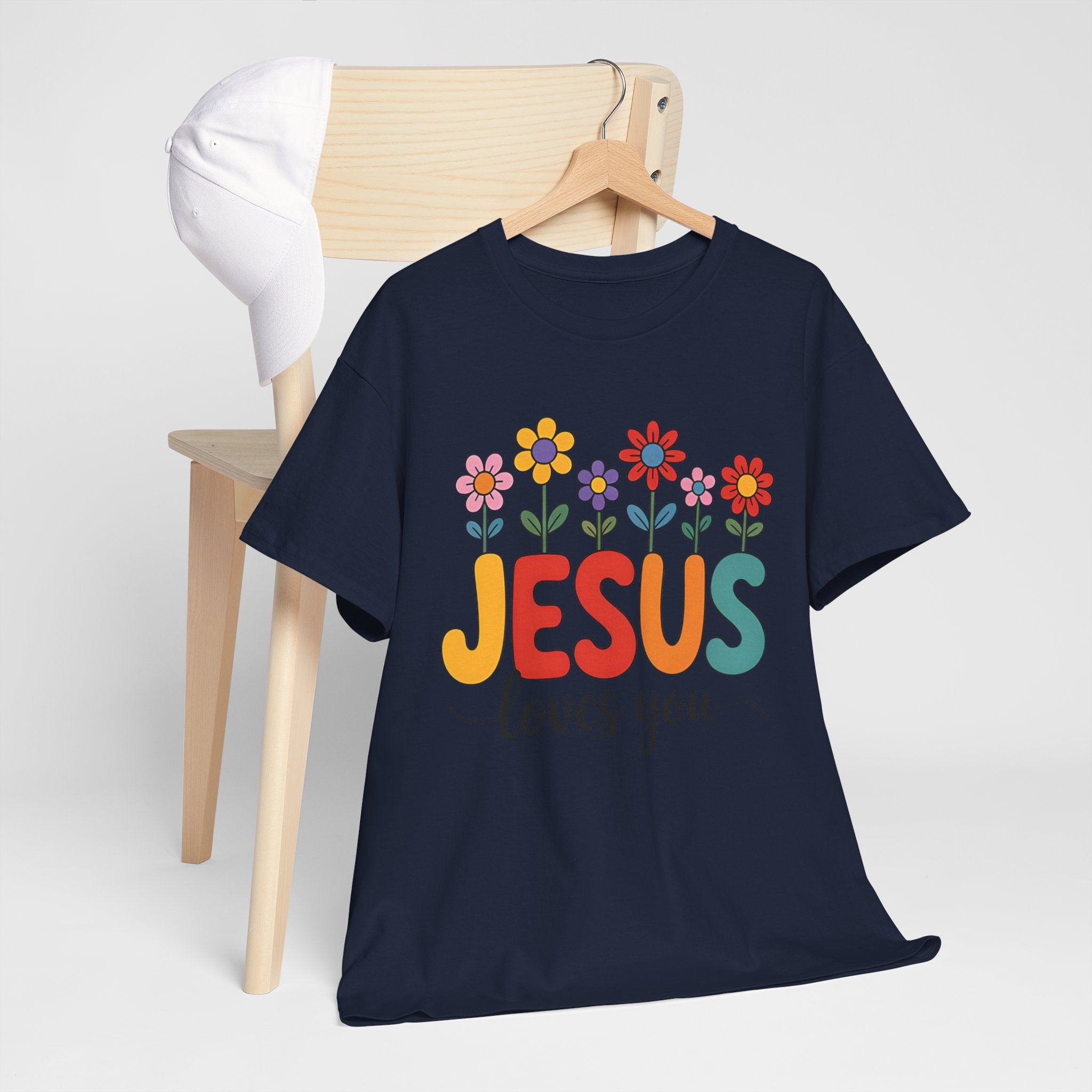 Jesus Loves You Shirt,  16 Colors, Unisex Heavy Cotton