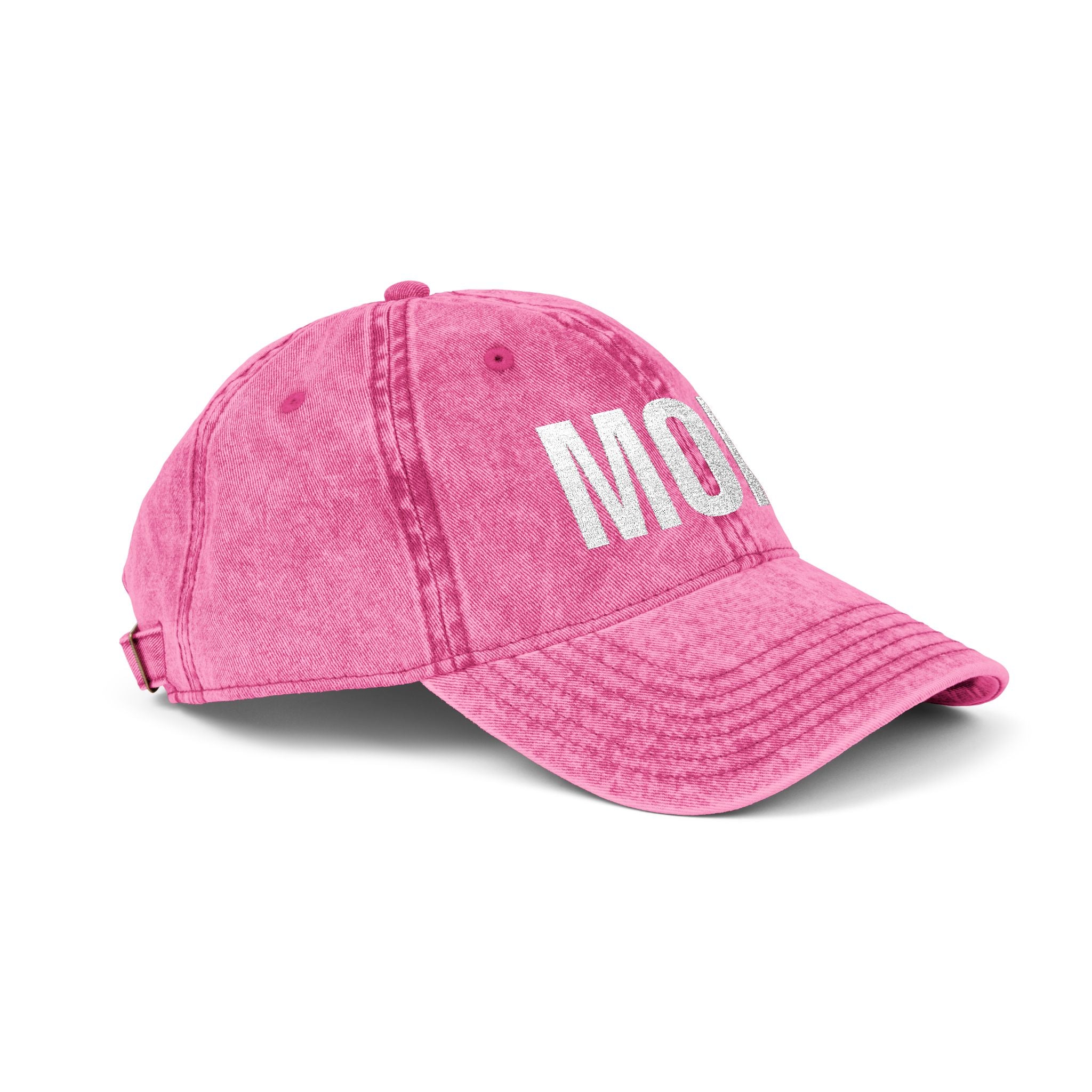 Mom Embroidered Hat, Vintage Minimalist Cap, 6 colors