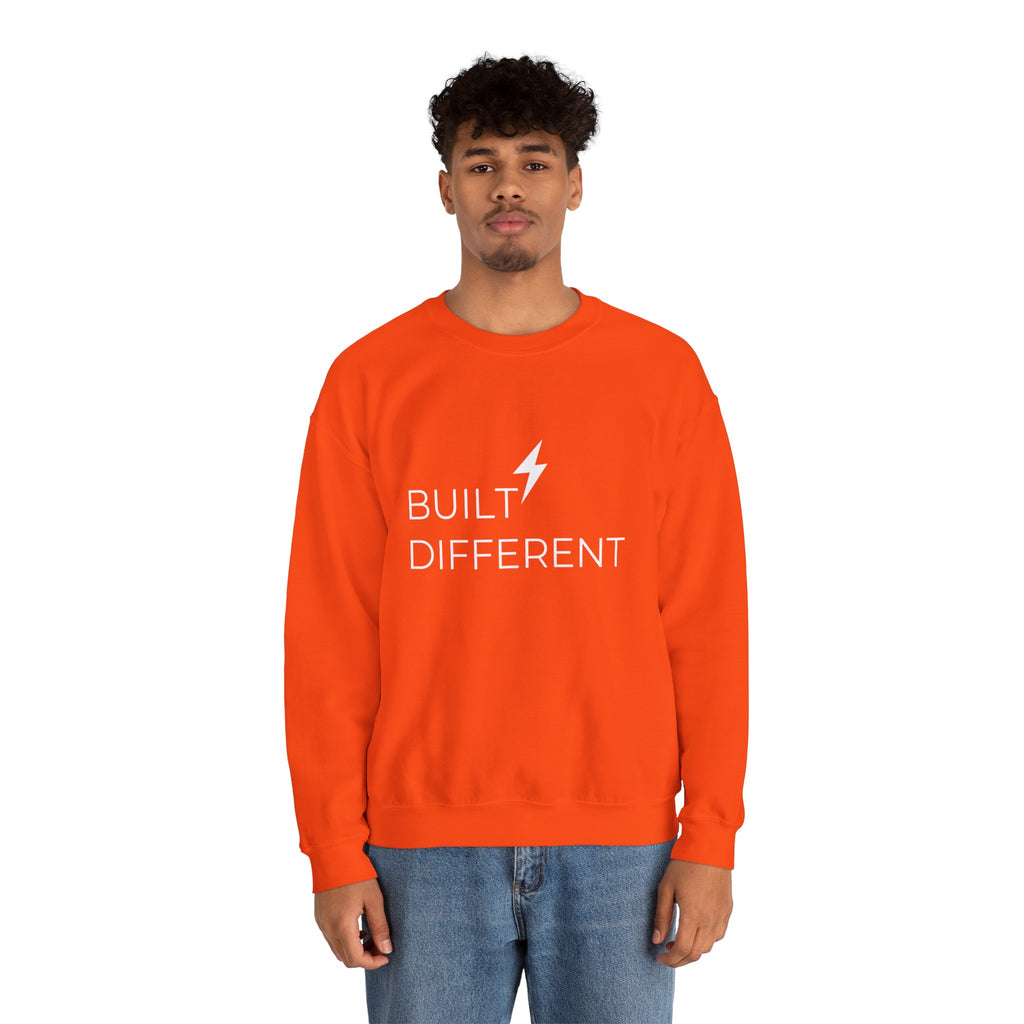 Built Different Sweatshirt, Unisex Gift , 12 Colors