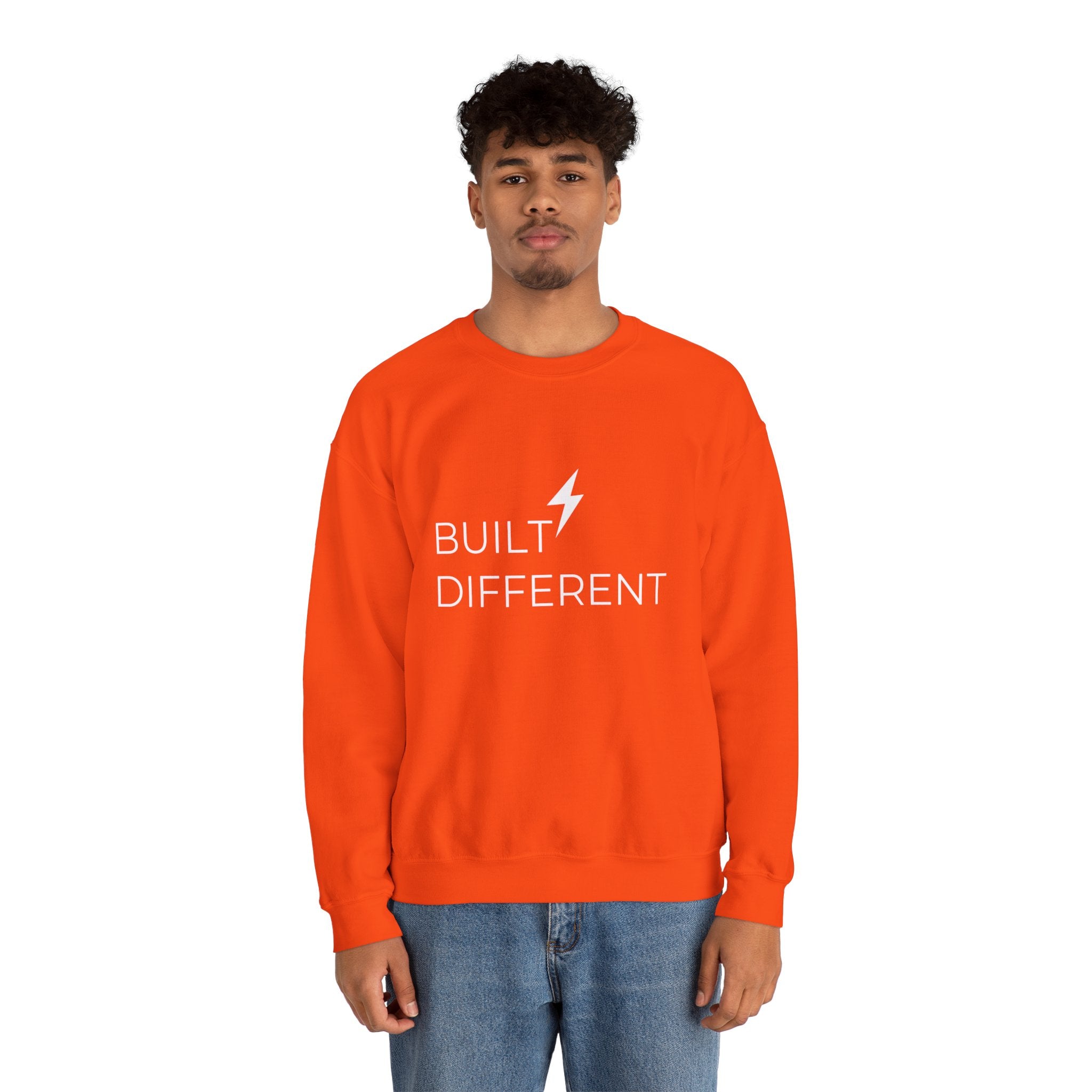 Built Different Sweatshirt, Unisex Gift , 12 Colors