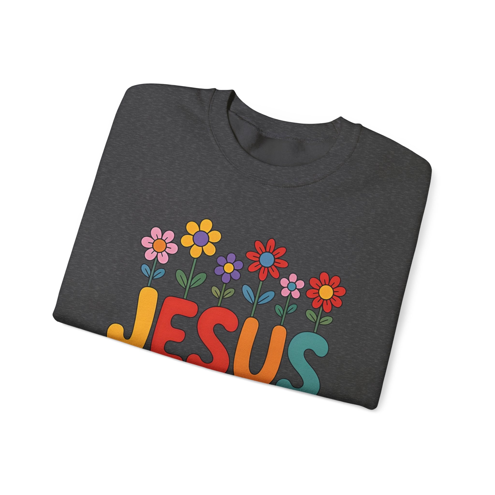 Jesus Loves You Sweatshirt ,Christian Floral Crewneck, 10 colors