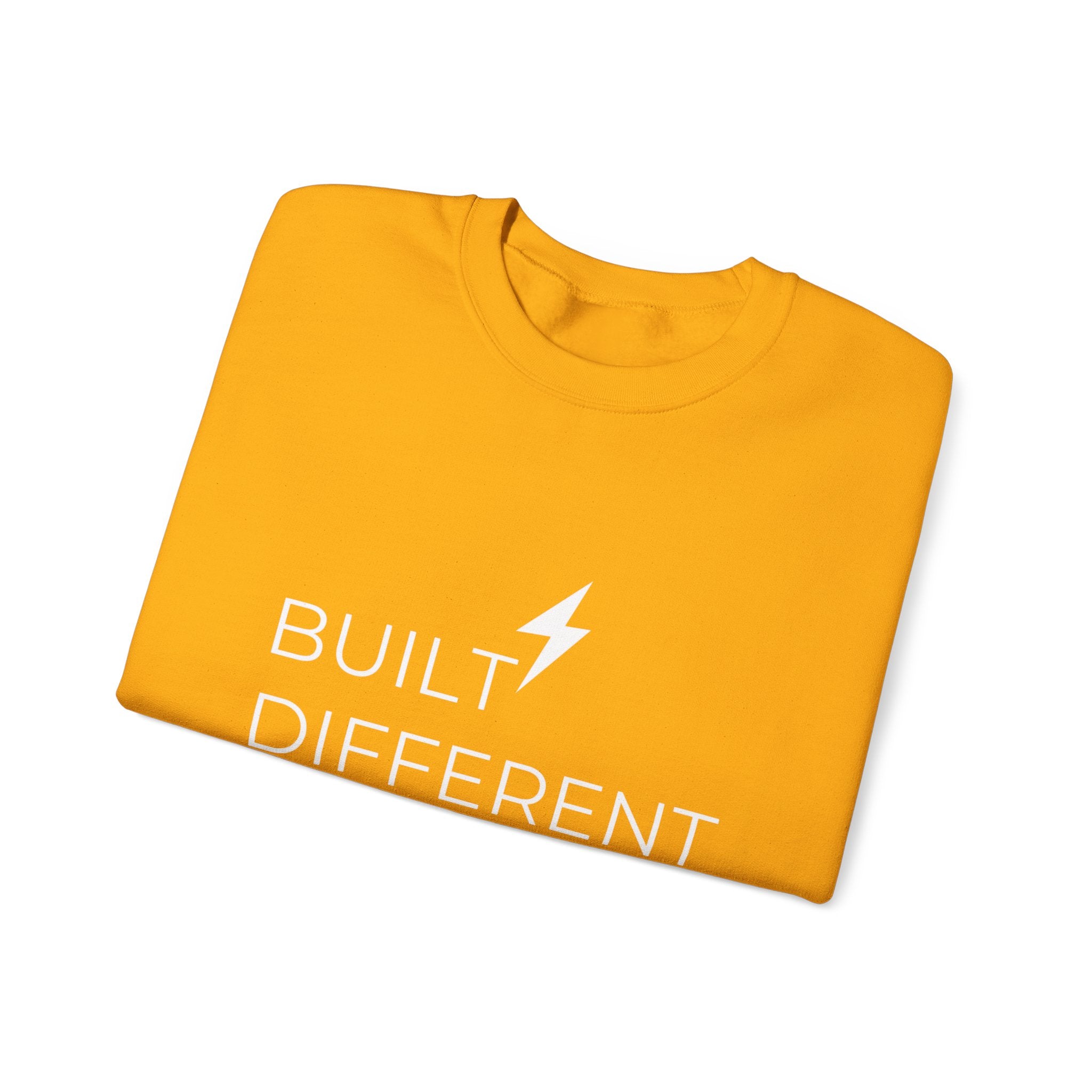 Built Different Sweatshirt, Unisex Gift , 12 Colors