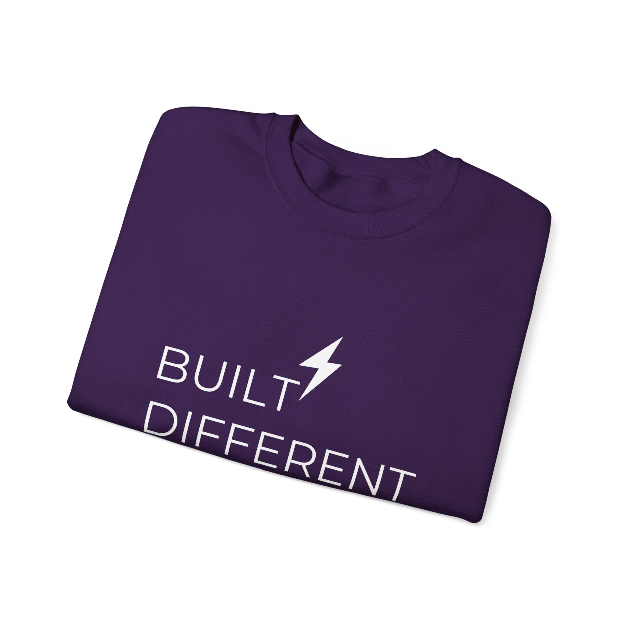 Built Different Sweatshirt, Unisex Gift , 12 Colors