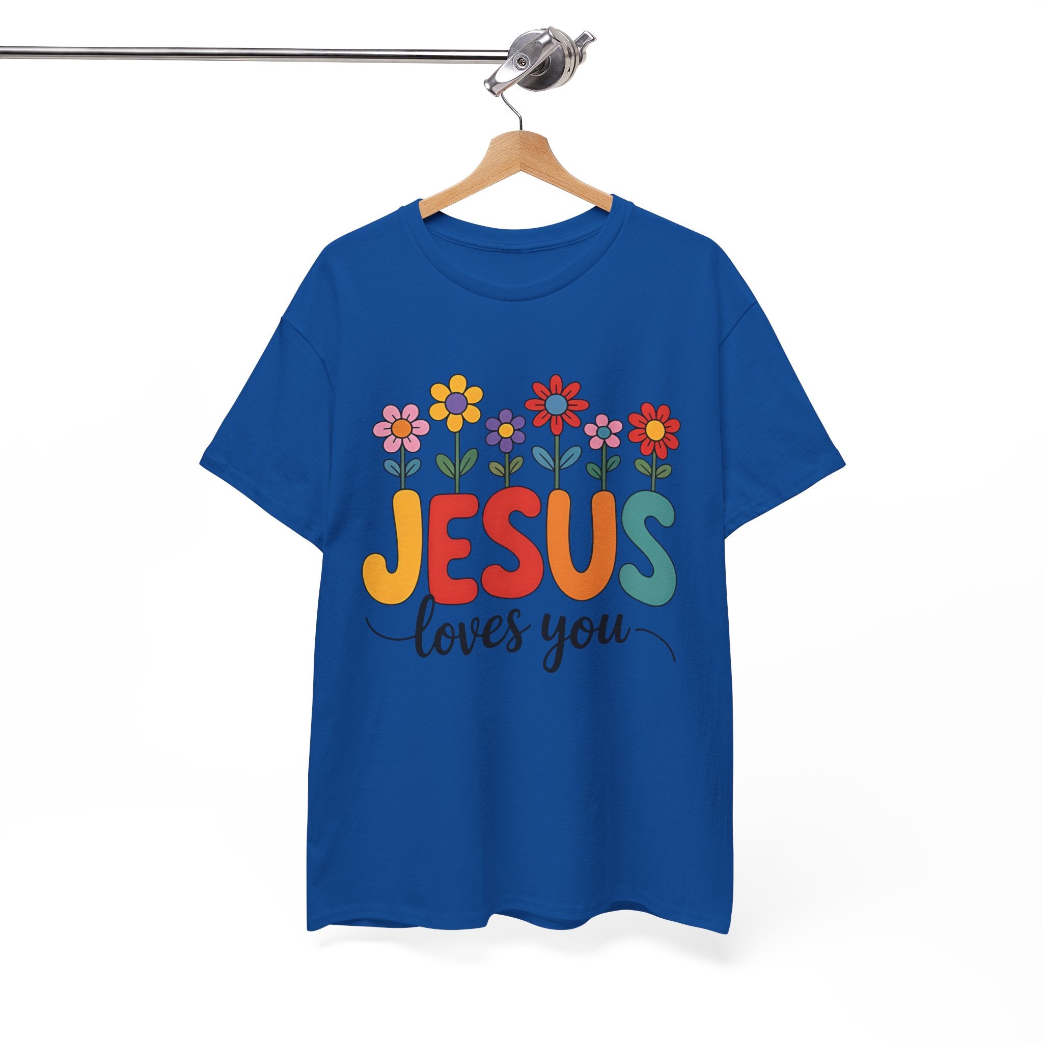 Jesus Loves You Shirt,  16 Colors, Unisex Heavy Cotton