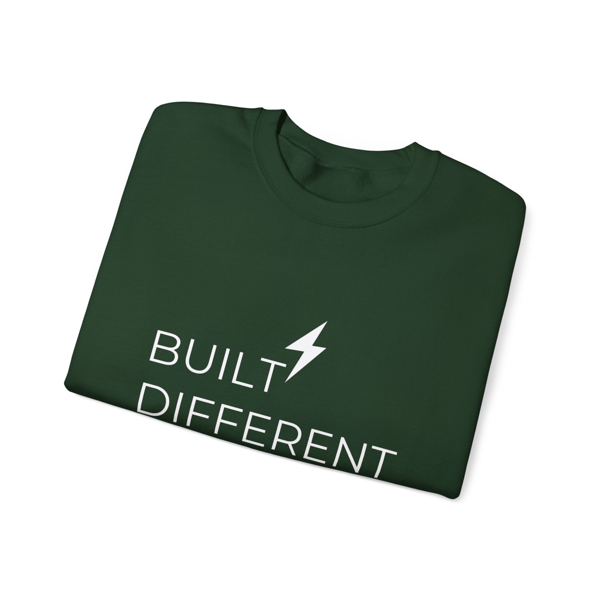 Built Different Sweatshirt, Unisex Gift , 12 Colors