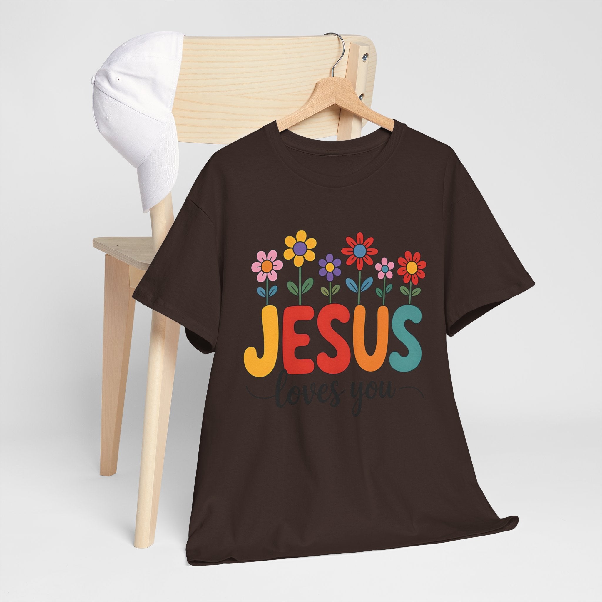 Jesus Loves You Shirt,  16 Colors, Unisex Heavy Cotton