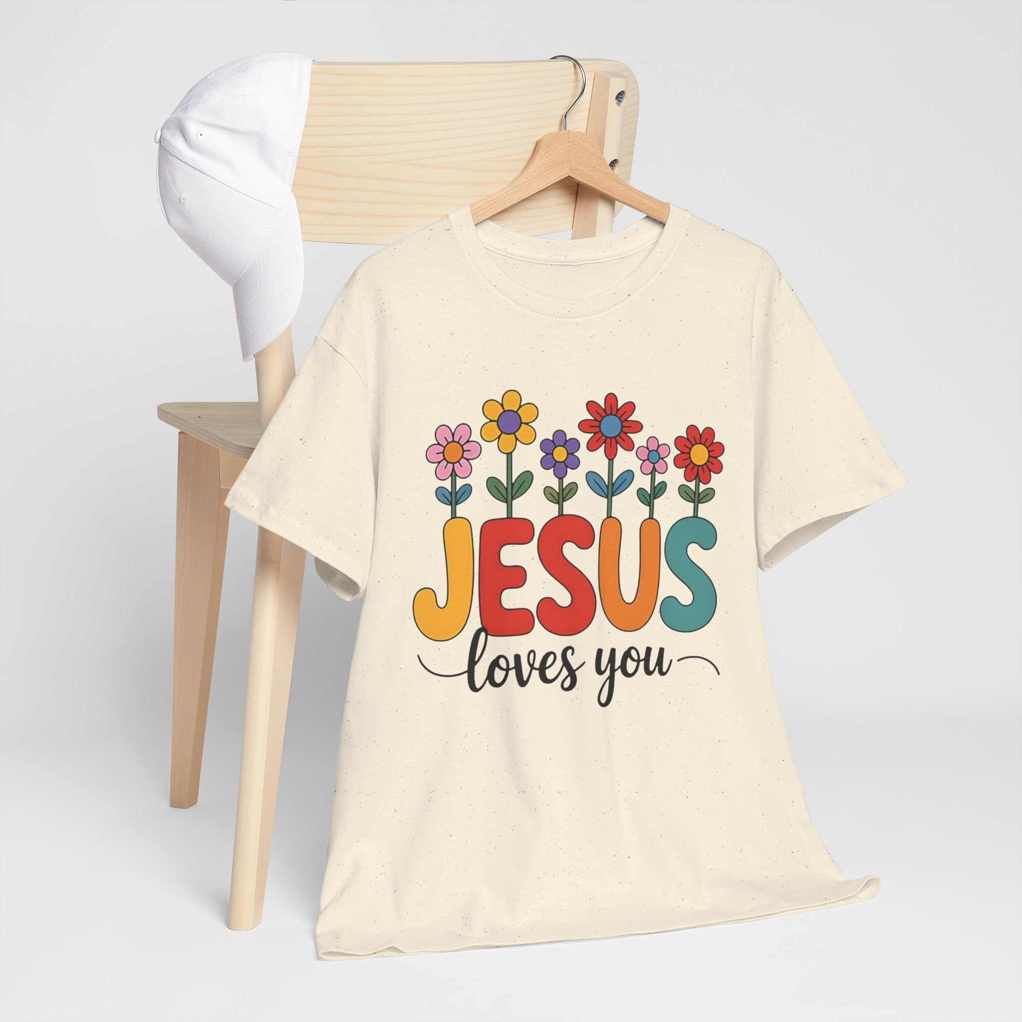 Jesus Loves You Shirt,  16 Colors, Unisex Heavy Cotton