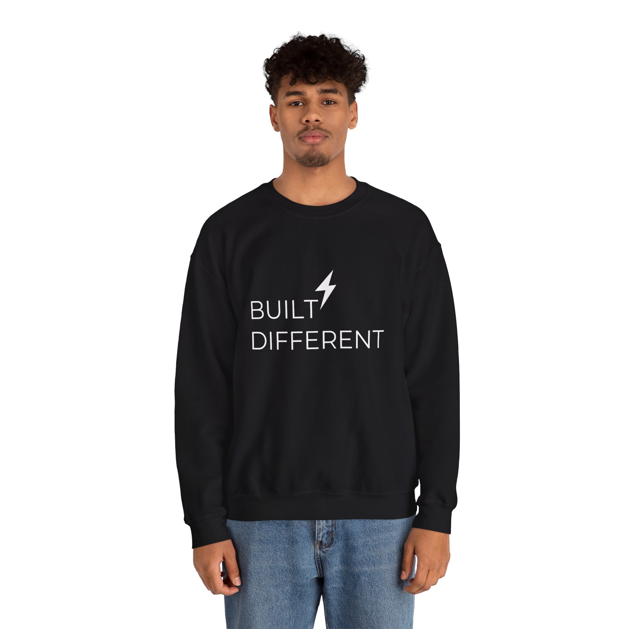 Built Different Sweatshirt, Unisex Gift , 12 Colors