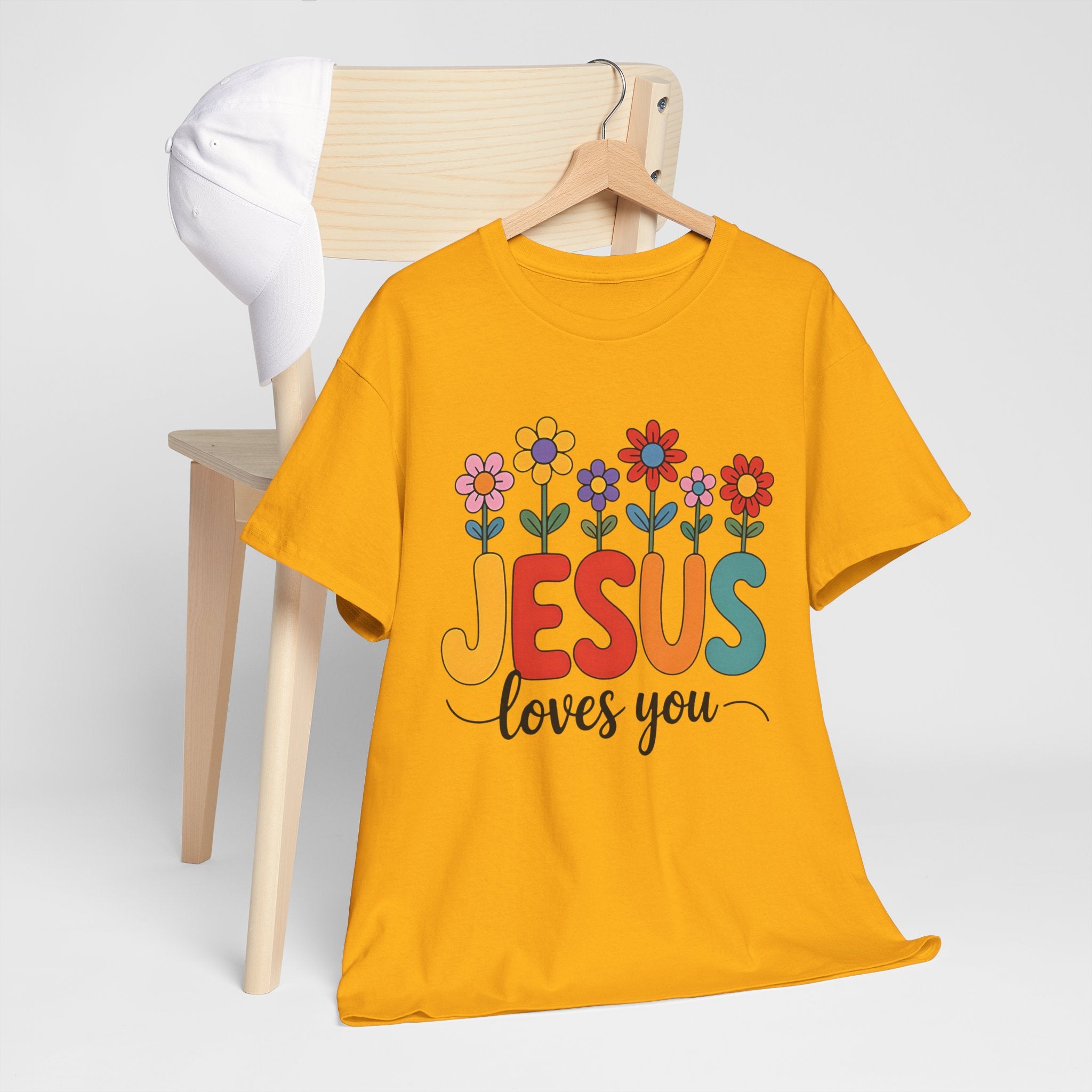 Jesus Loves You Shirt,  16 Colors, Unisex Heavy Cotton