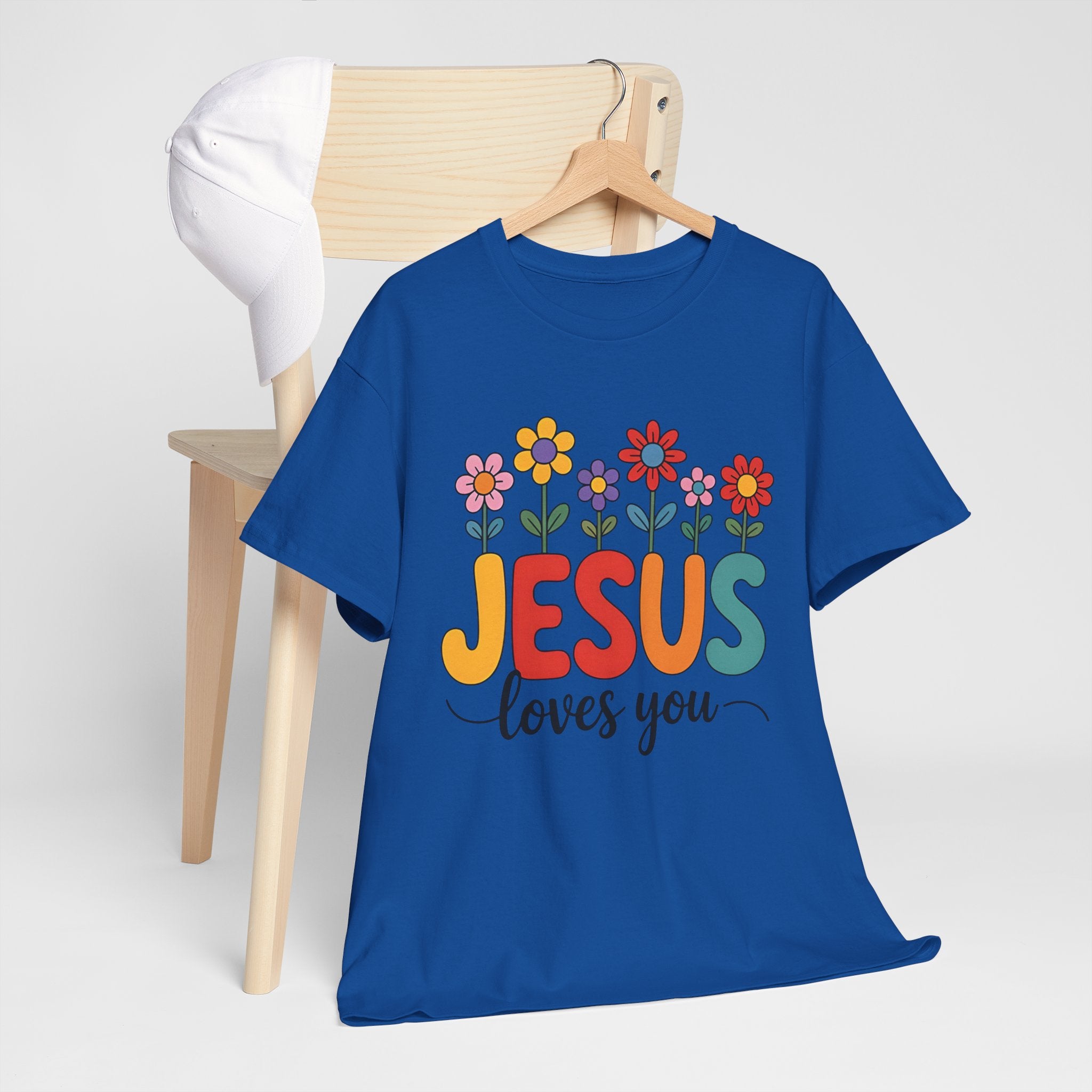 Jesus Loves You Shirt,  16 Colors, Unisex Heavy Cotton