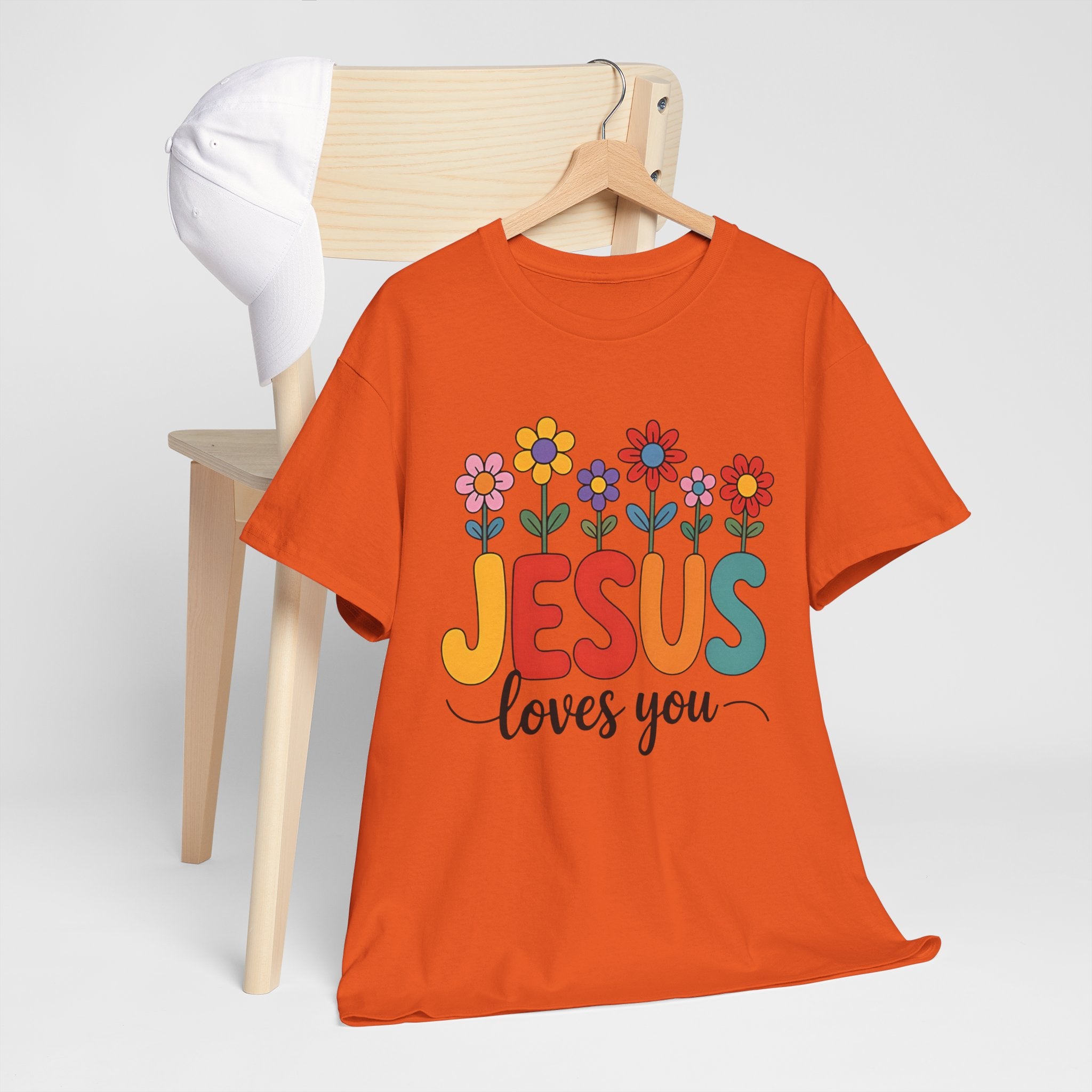 Jesus Loves You Shirt,  16 Colors, Unisex Heavy Cotton